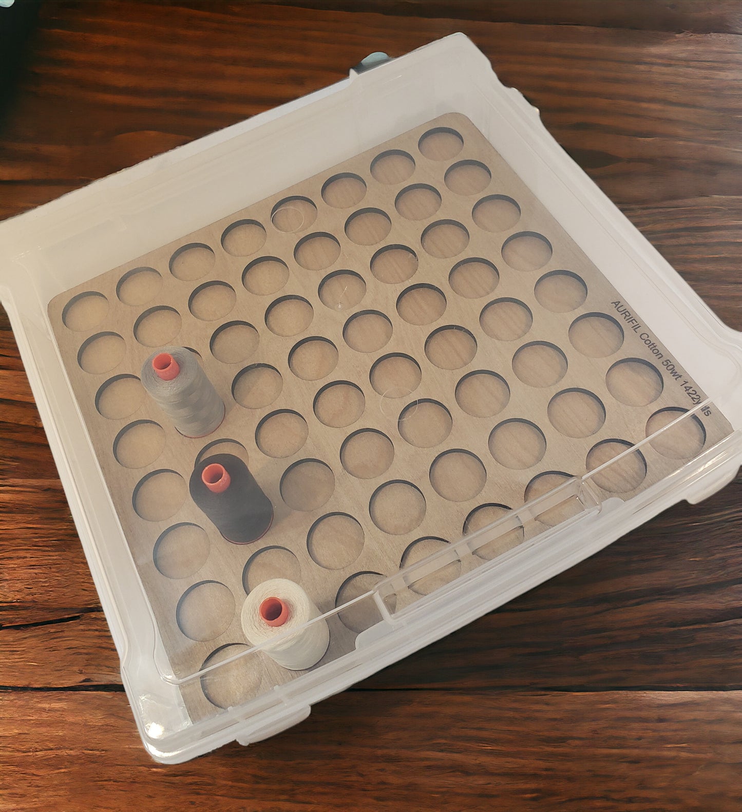 Aurifil Thread Storage Trays - unnumbered | thread spool organizers | thread storage | Aurifil thread storage
