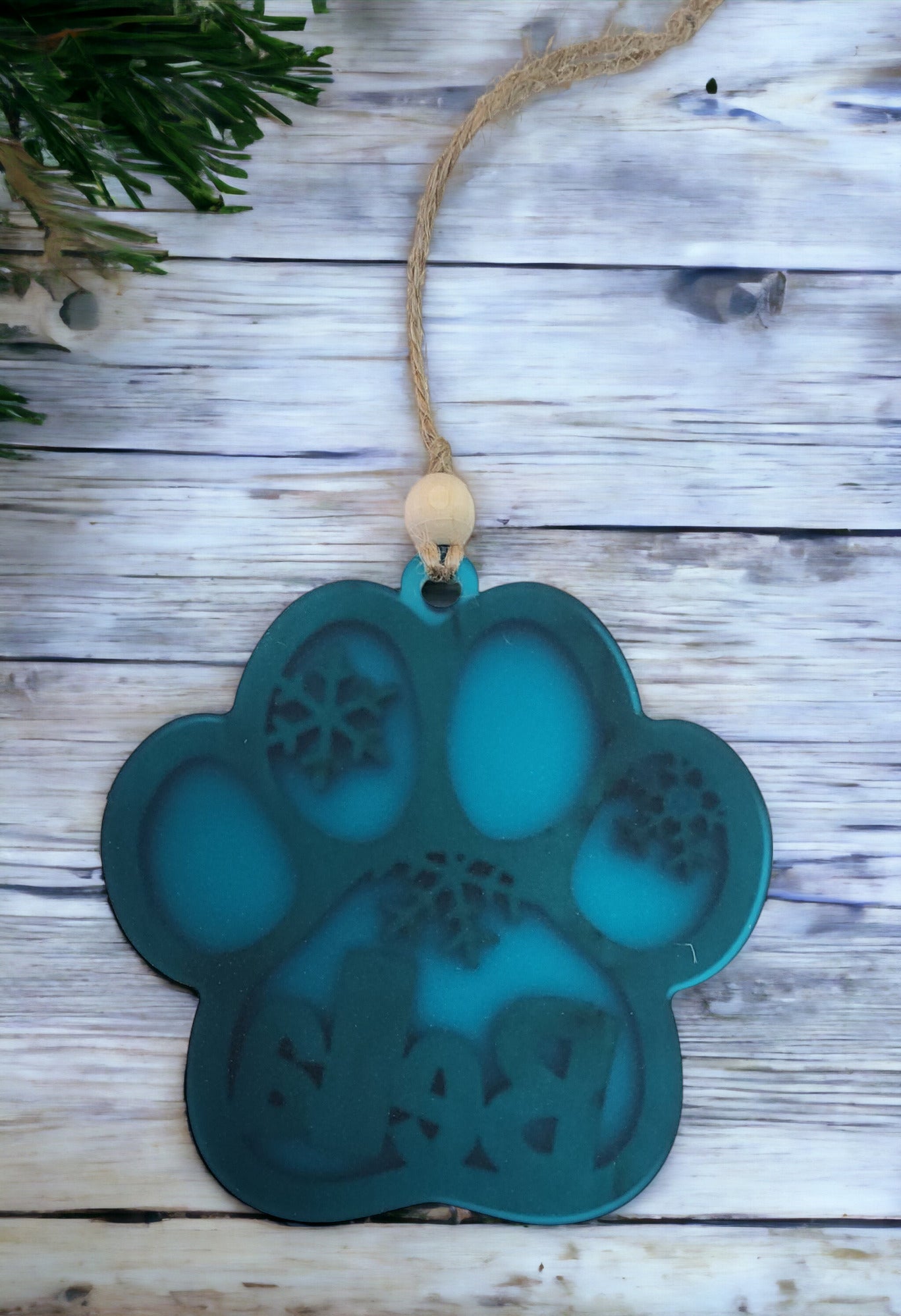 Personalized Pet Ornament | paw print | holiday decoration | pet lover gift