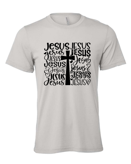 Jesus subway art T-Shirt (black print)