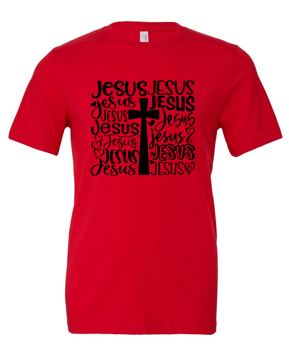 Jesus subway art T-Shirt (black print)
