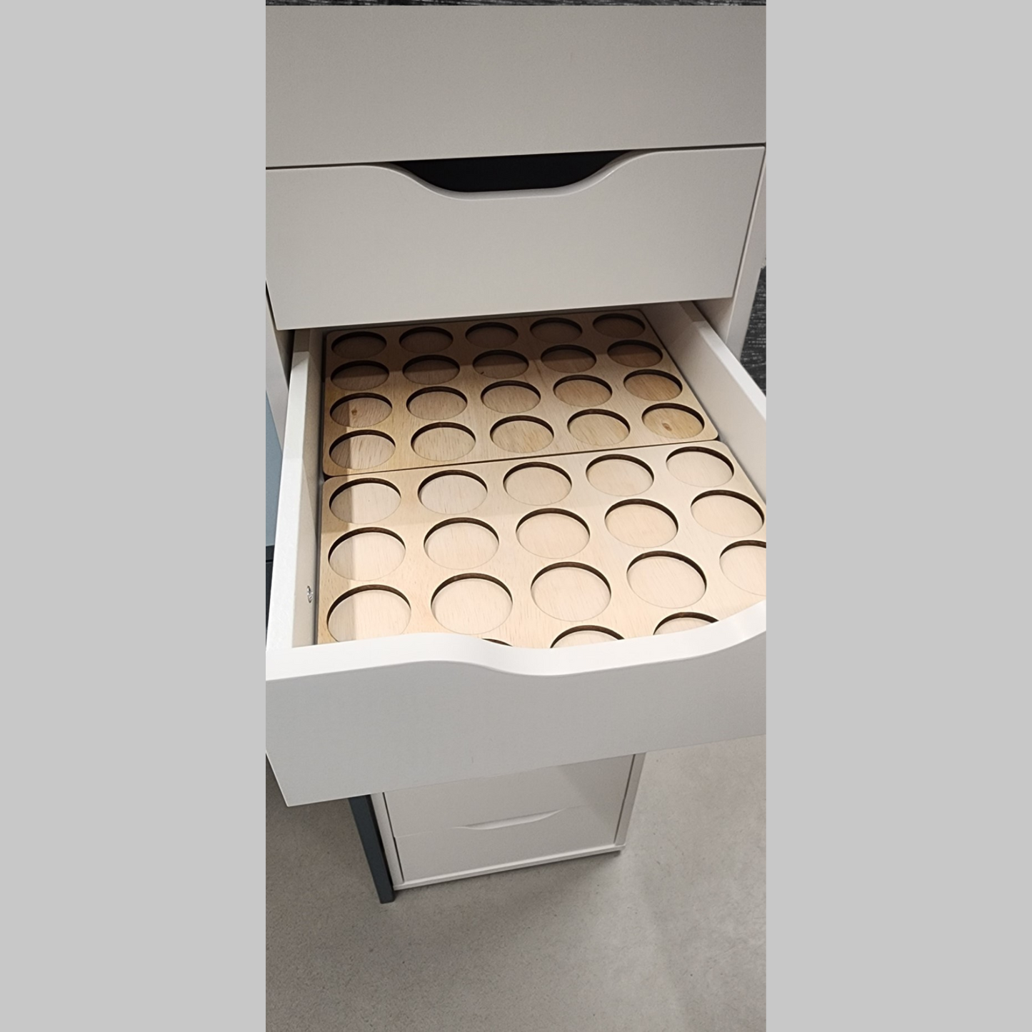 Ikea Alex 9-drawer unit Embroidery Thread Storage Trays | thread spool organizers | embroidery thread storage | thread storage