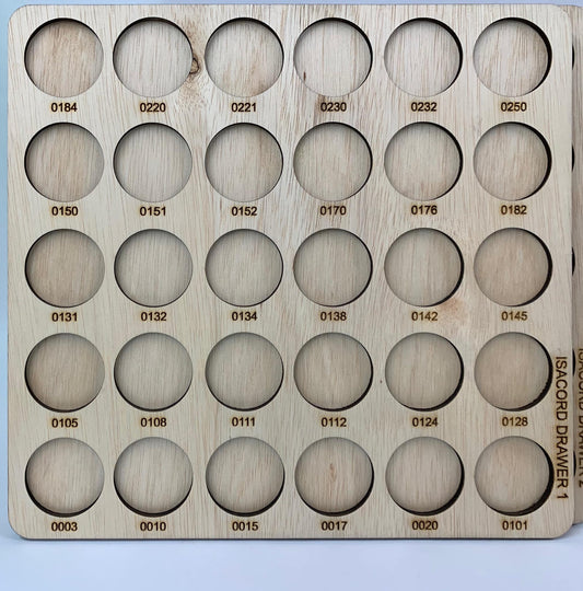 Isacord Thread Organization Bundle | thread storage trays | embroidery thread spool stickers