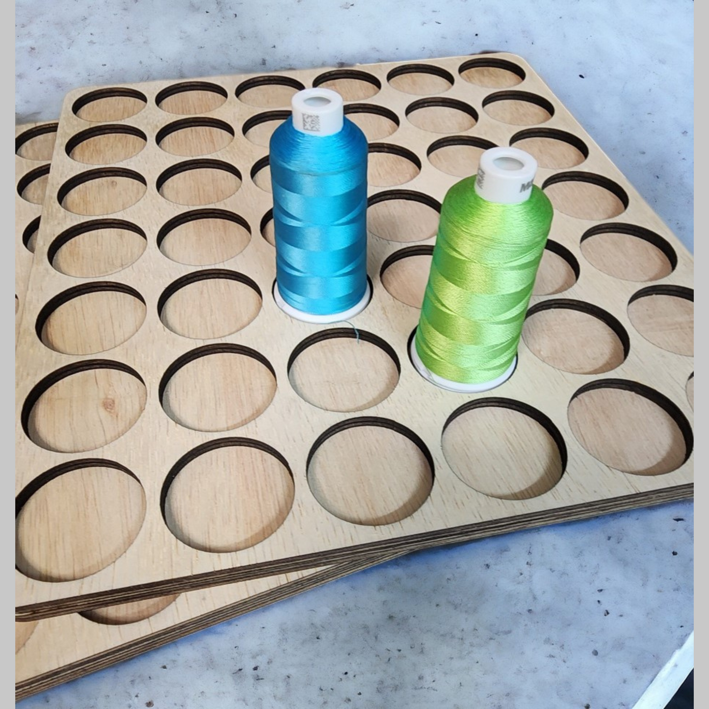 Ikea Alex 5-drawer unit Embroidery Thread Storage Trays | thread spool organizers | embroidery thread storage | thread storage