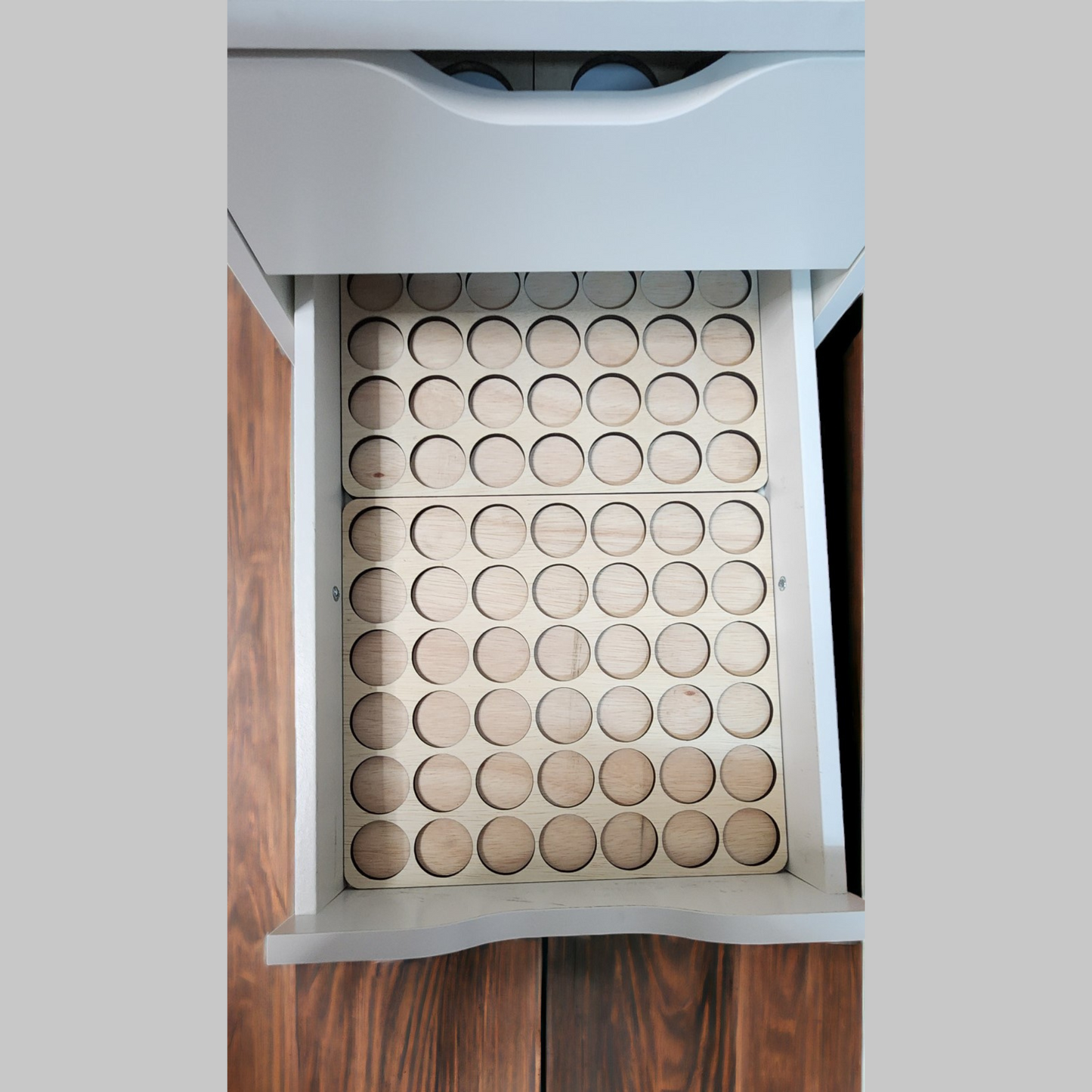 Ikea Alex 5-drawer unit Embroidery Thread Storage Trays | thread spool organizers | embroidery thread storage | thread storage