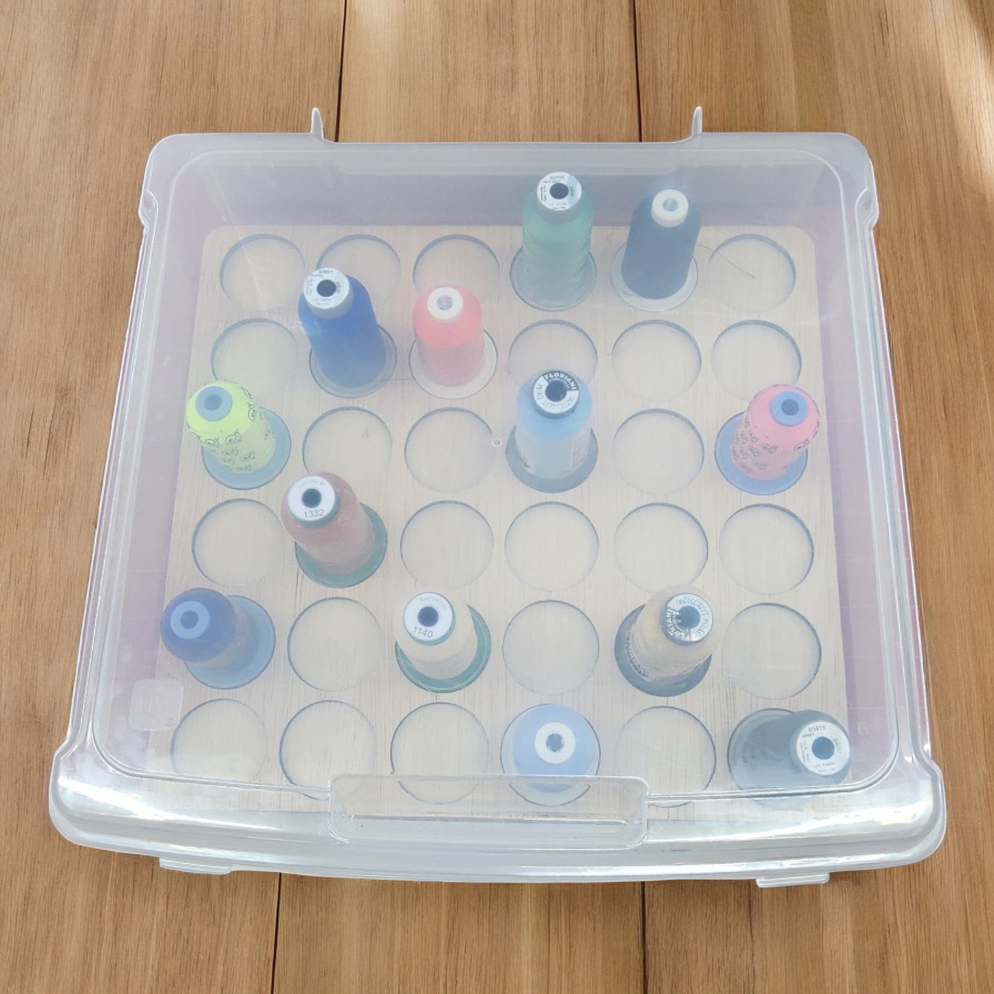 Embroidery Thread Storage Tray (blank single tray) | thread spool organizers | embroidery thread storage | thread storage