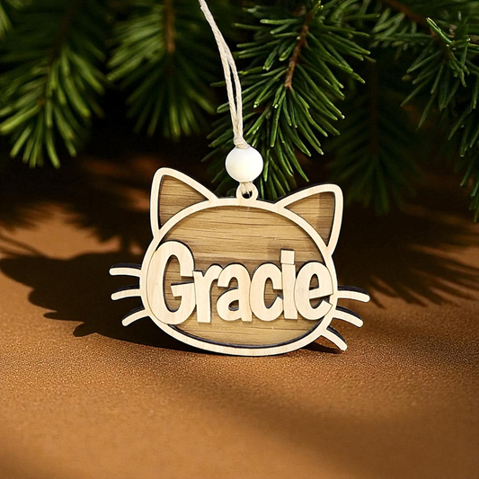 Personalized Cat Ornament | pet ornament | cat ornament | personalized ornament