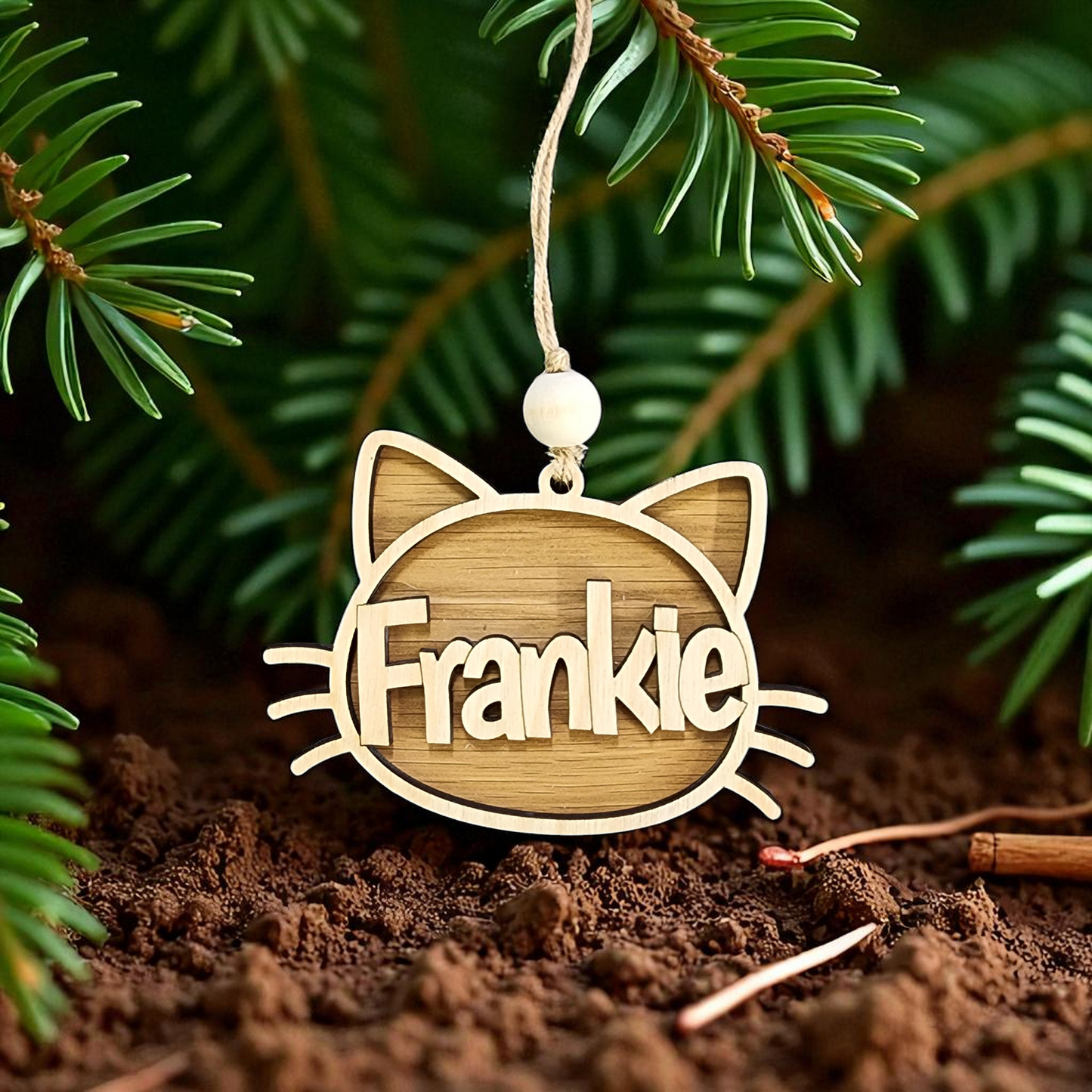 Personalized Cat Ornament | pet ornament | cat ornament | personalized ornament