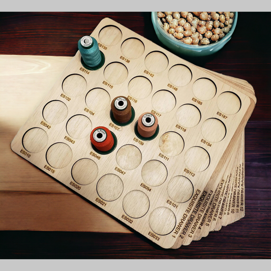 Exquisite embroidery thread storage trays | thread spool organizers | thread storage | Exquisite thread storage | embroidery thread storage