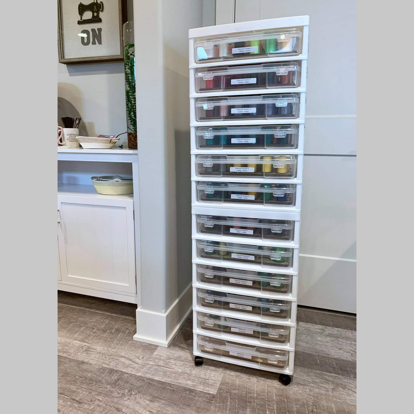 Glide thread storage trays (updated 5/2025) | thread spool organizers | embroidery thread storage | Glide thread storage