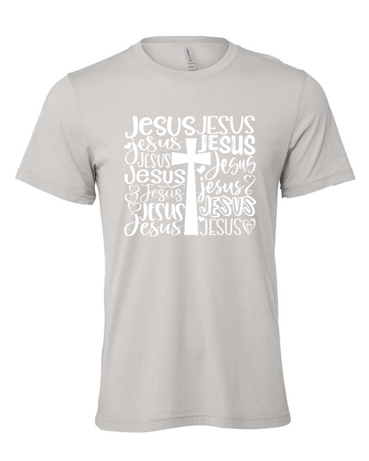 Jesus subway art T-Shirt (white print)