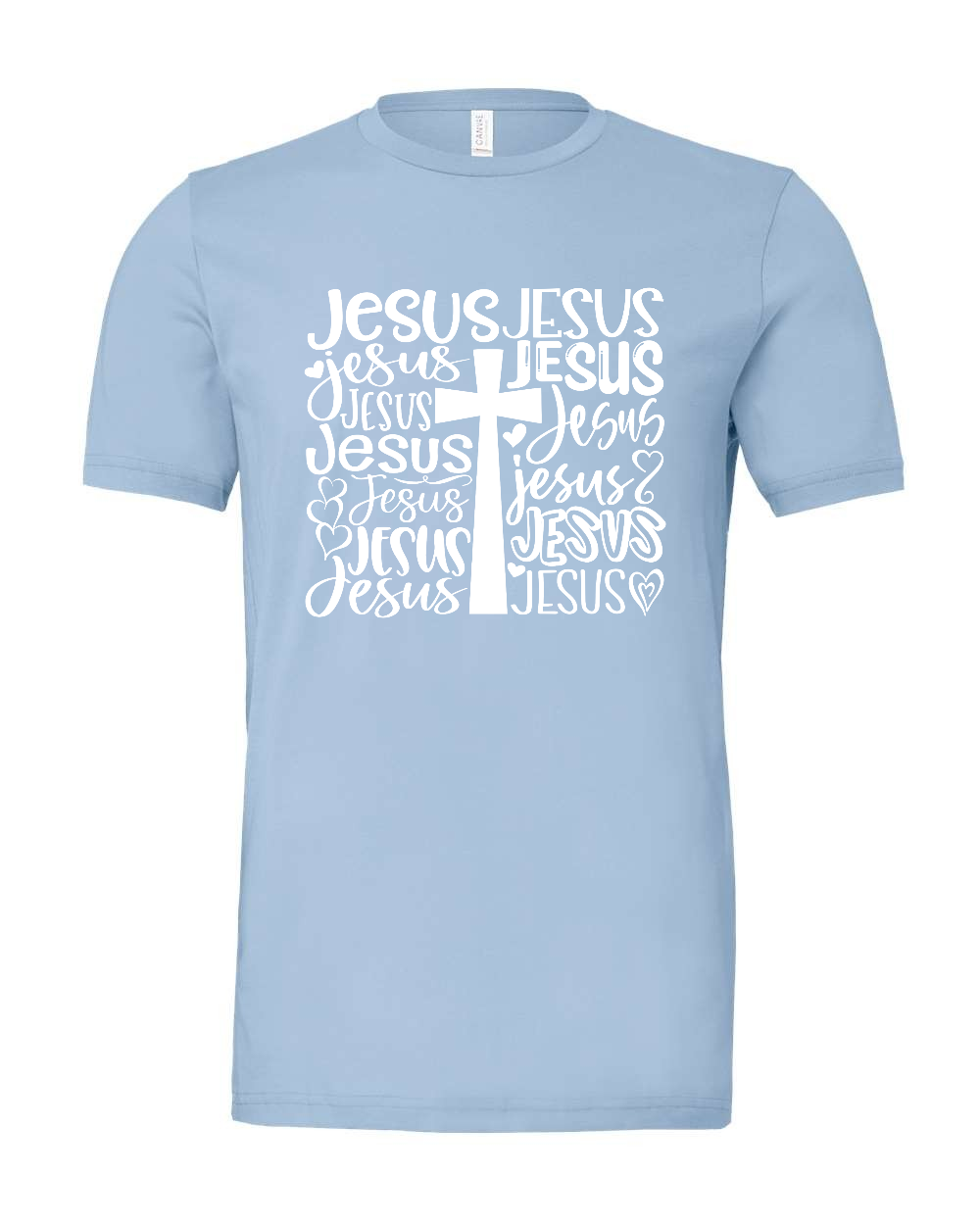 Jesus subway art T-Shirt (white print)