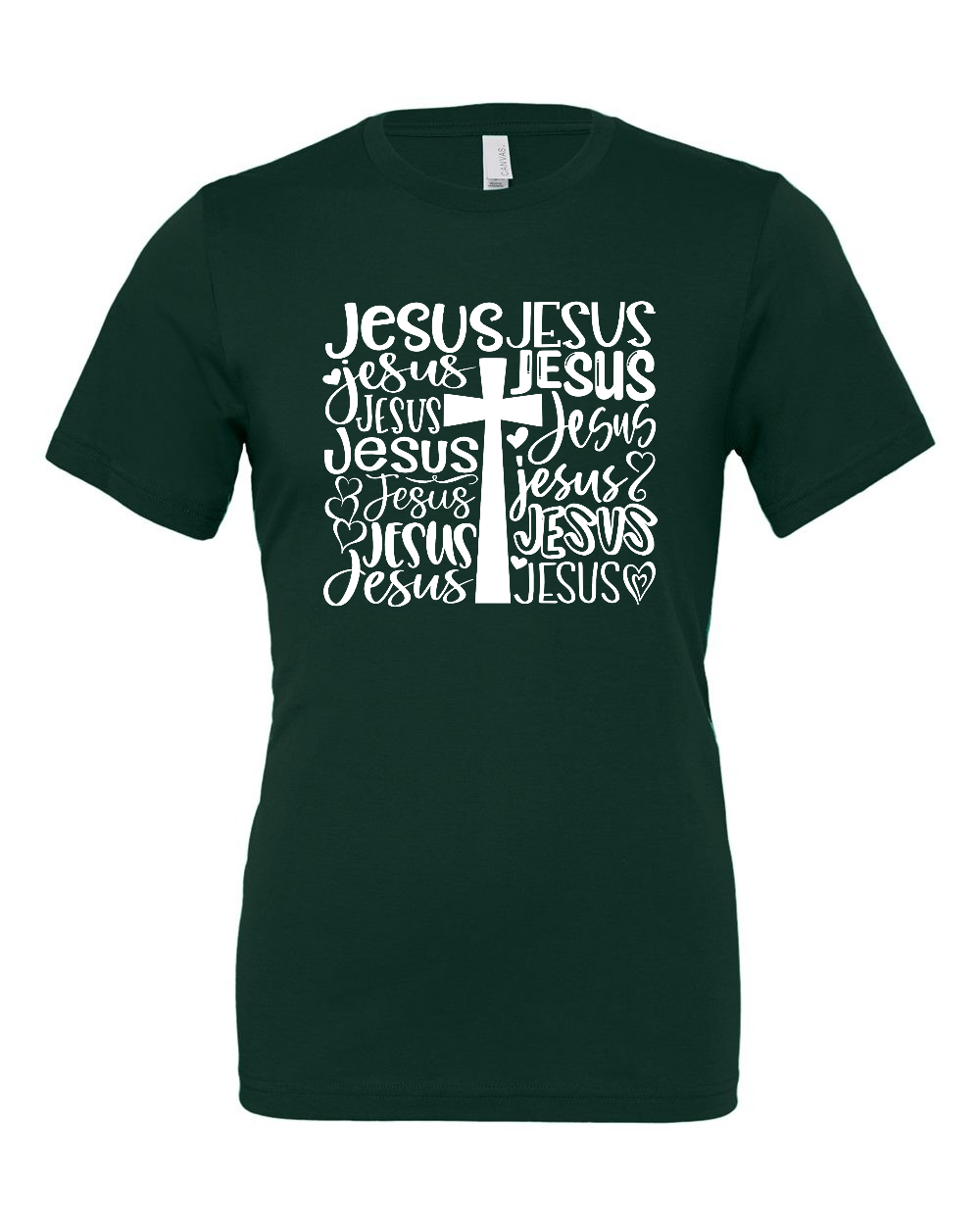 Jesus subway art T-Shirt (white print)