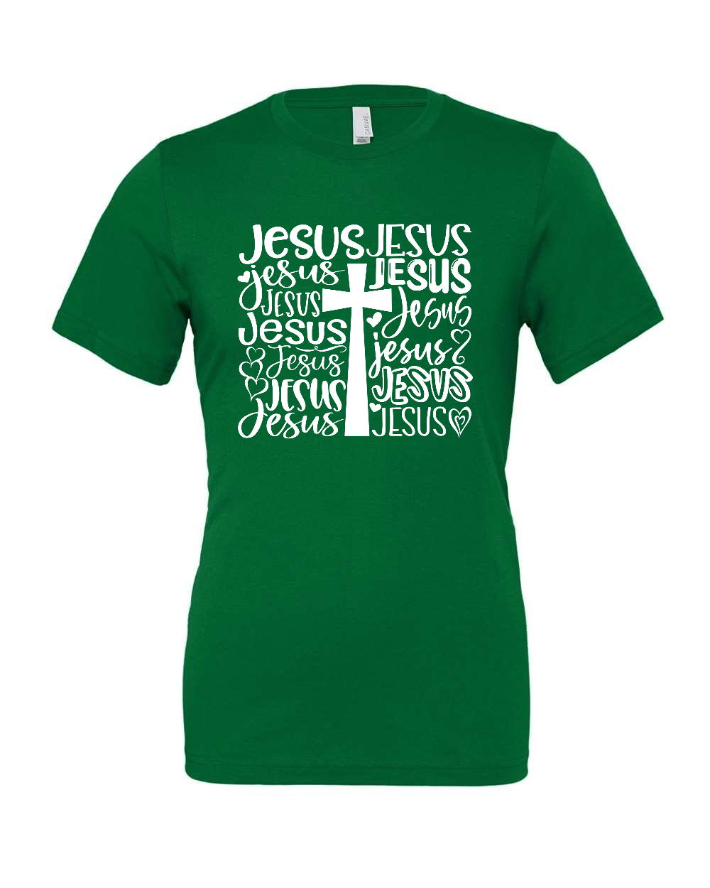 Jesus subway art T-Shirt (white print)