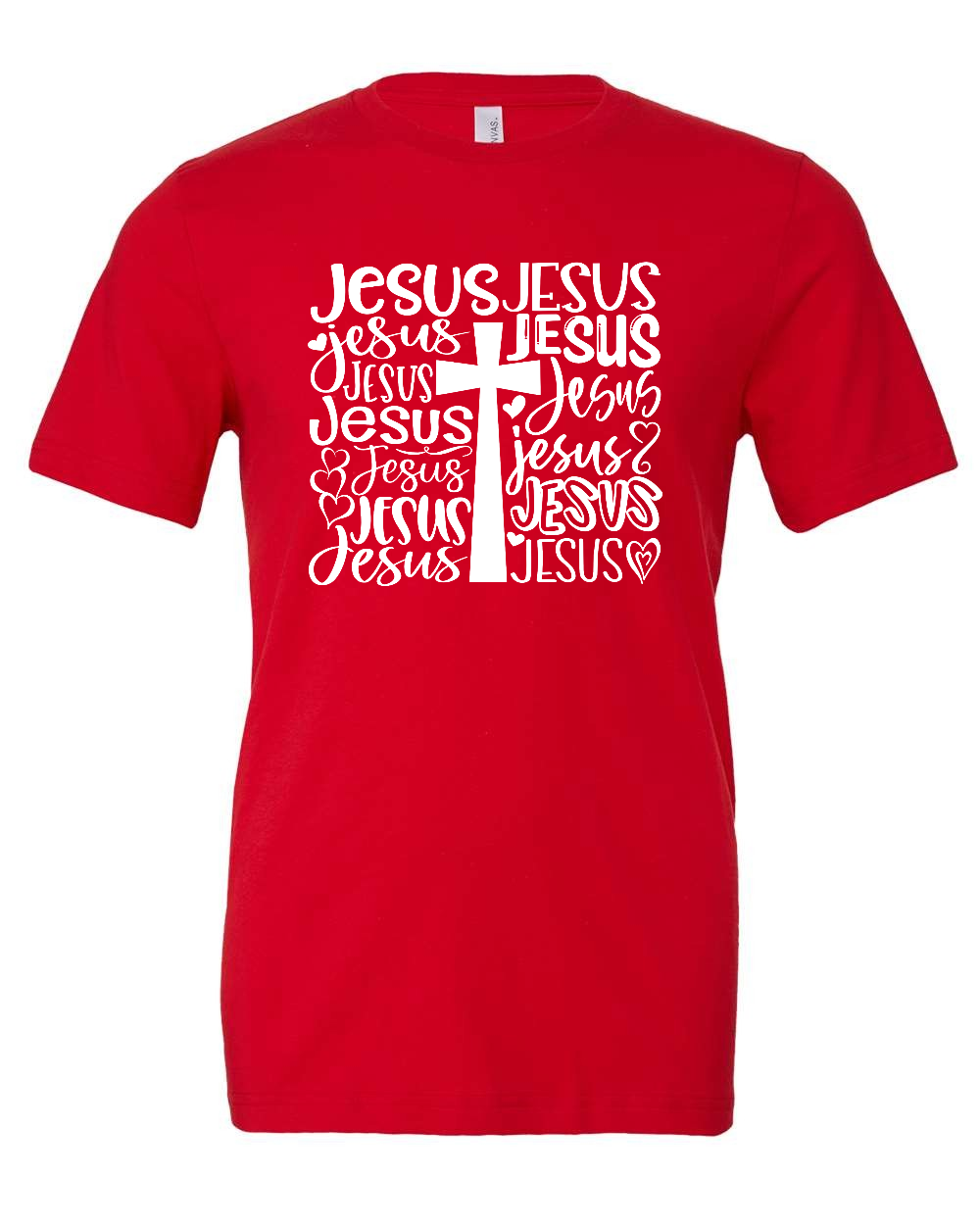 Jesus subway art T-Shirt (white print)