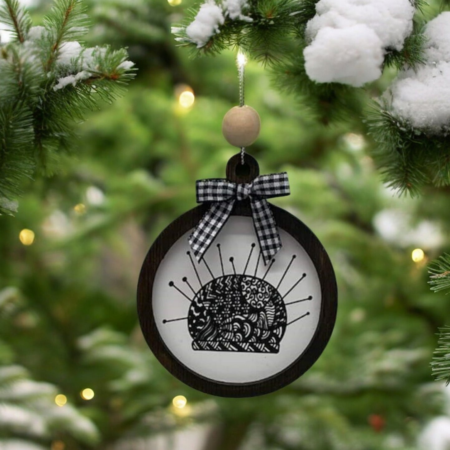 Sewing-themed ornament bundle (set of 7 ornaments) | holiday decorations | Christmas tree ornament