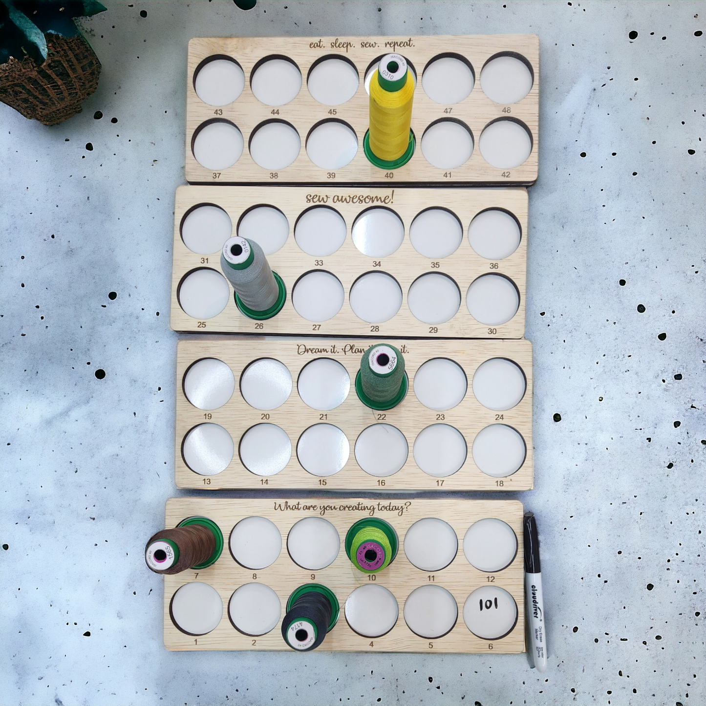 Embroidery Thread Project Tray Combo Set | Project Tray | Thread Tray | Thread Organizer