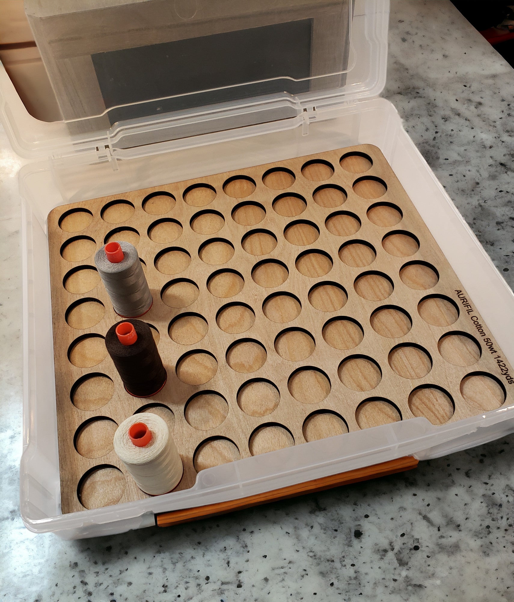 Aurifil Thread Storage Trays - unnumbered | thread spool organizers ...