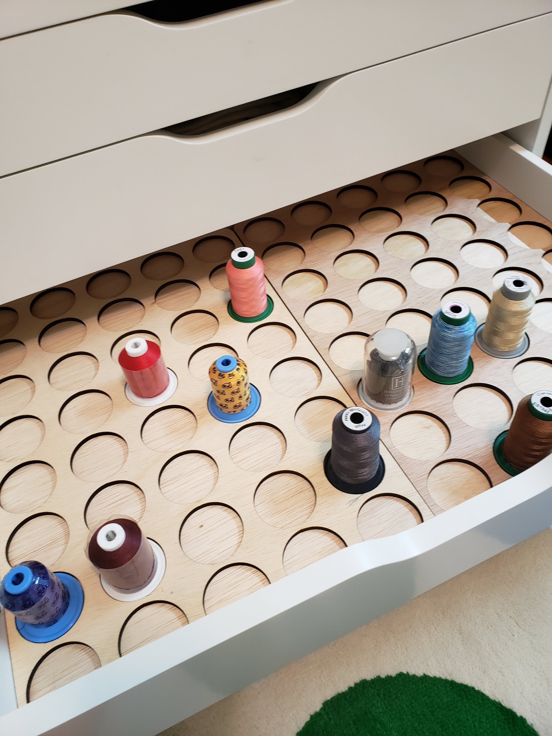 Ikea Alex 6-drawer unit Embroidery Thread Storage Trays