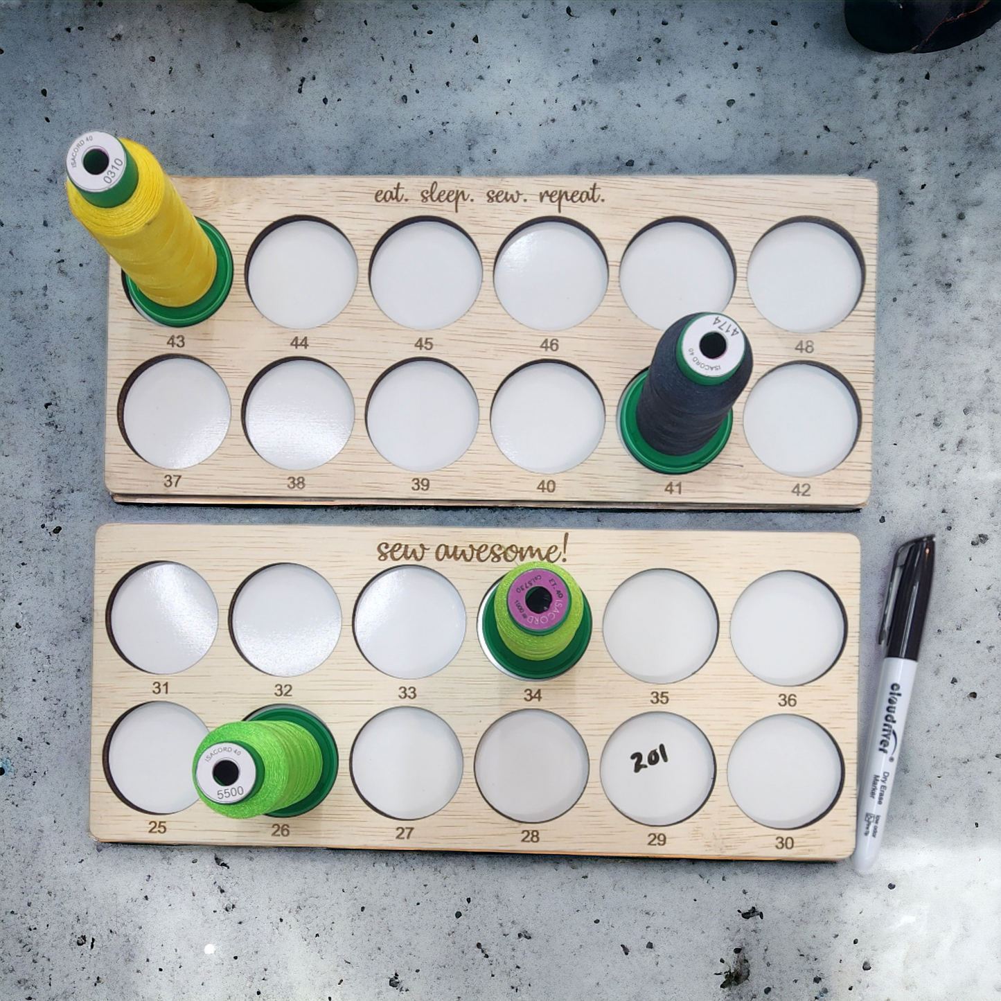 Embroidery Thread Project Tray (Set 2) | Project Tray | Thread Tray | Thread Organizer