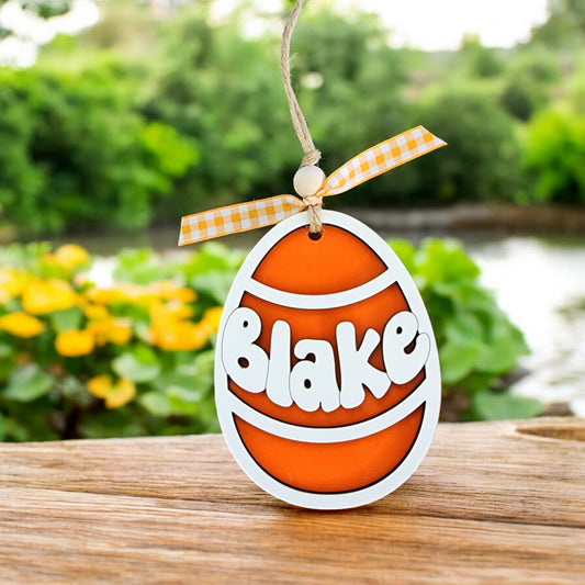 Personalized Easter Egg Tag | personalized tag | holiday gift | holiday decoration | Easter decoration | Easter basket