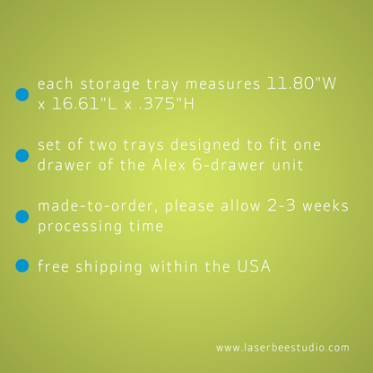 Alex 6-drawer Thread Storage Trays