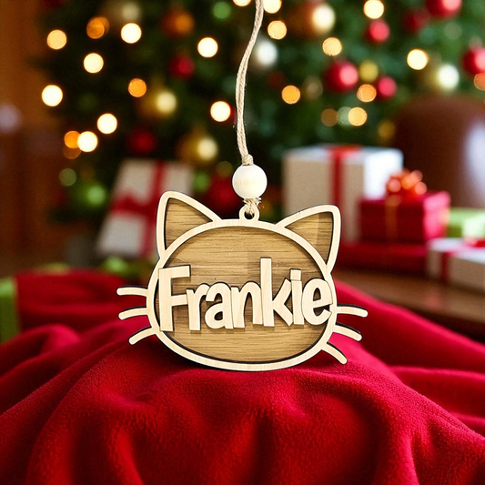 Personalized Cat Ornament | pet ornament | cat ornament | personalized ornament