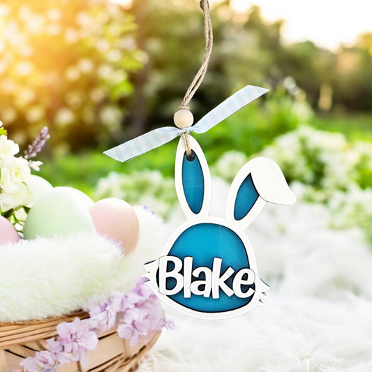 Personalized Easter Bunny Tag | personalized tag | holiday gift | holiday decoration | Easter decoration | Easter basket