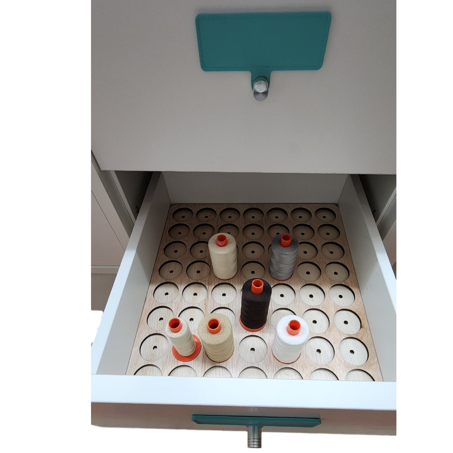 Ikea Kallax Drawer Thread Storage Trays | thread spool organizers | embroidery thread storage | thread storage