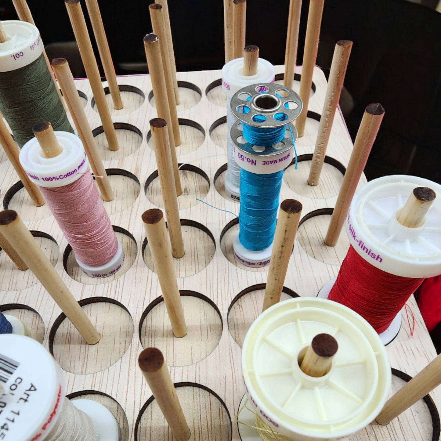 Ikea Kallax Drawer Thread Storage Trays | thread spool organizers | embroidery thread storage | thread storage