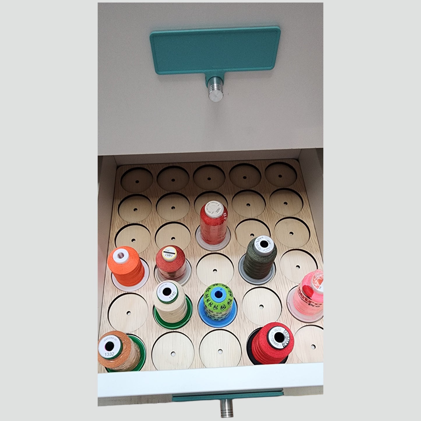 Ikea Kallax Drawer Thread Storage Trays | thread spool organizers | embroidery thread storage | thread storage