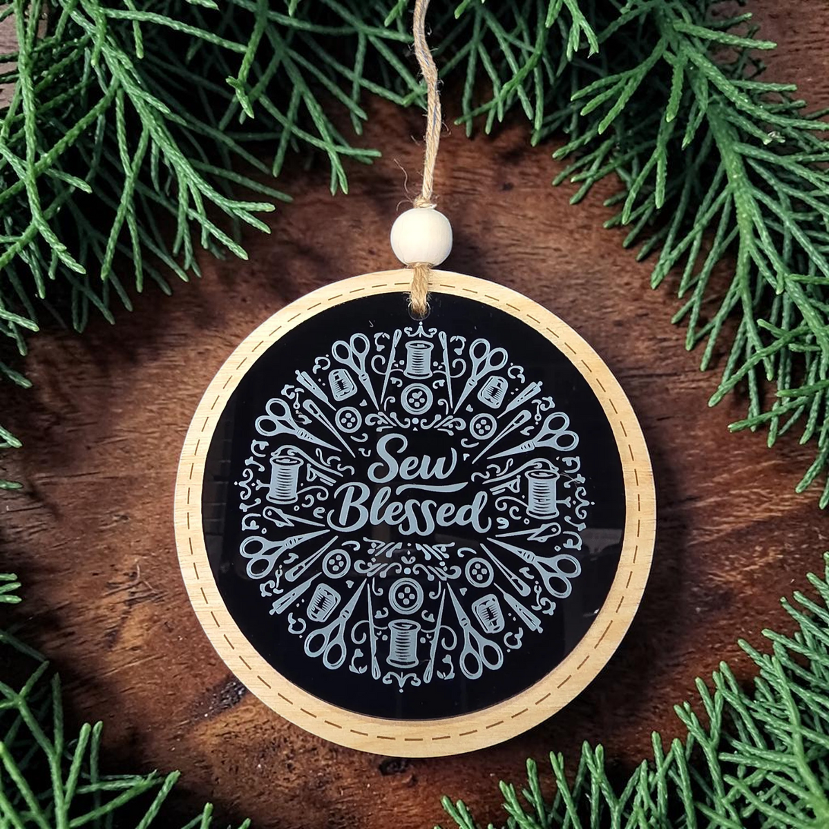 Sew Blessed Christmas Ornament | Sewing & Quilting Gift